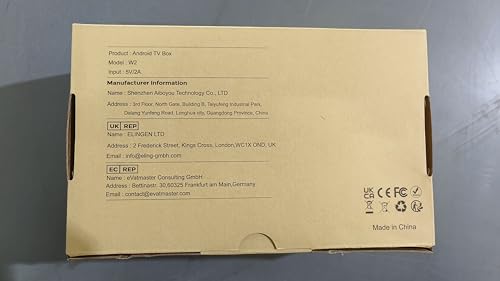 Pinstone W2 TV Box - Android 12