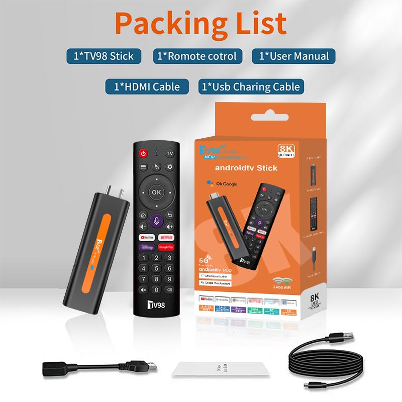Szseynmy 4K TV Stick – Android 12.1