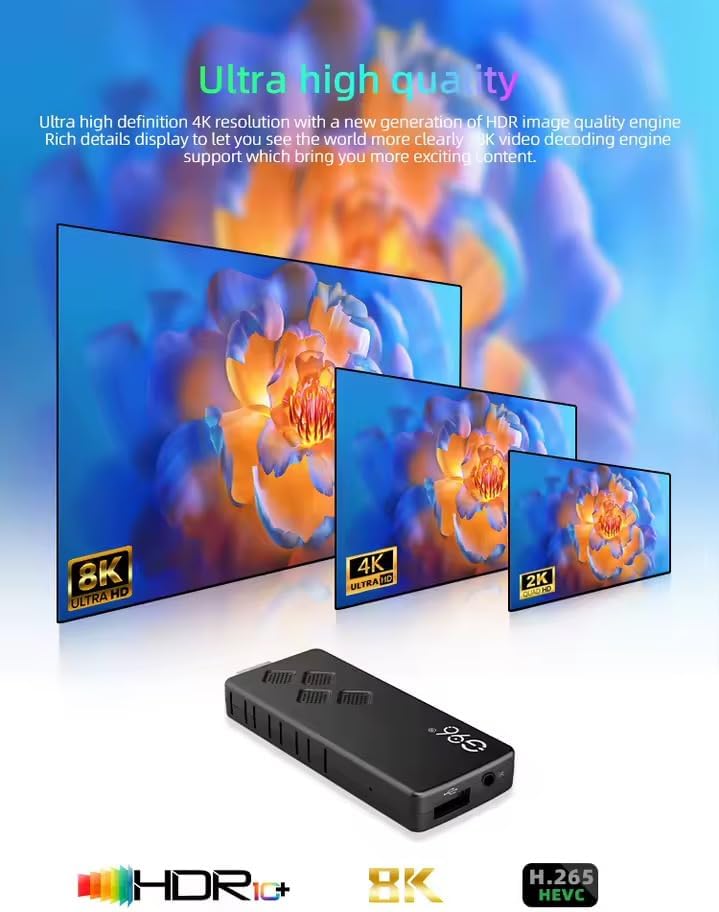 Nexbyte G96 8K TV Stick – Android 13