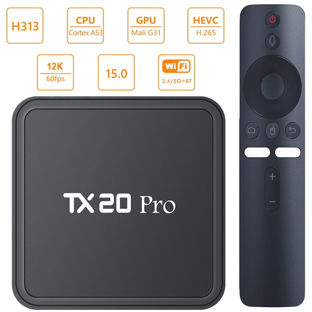 Pufei TX20 Pro Smart TV Box - Android 15