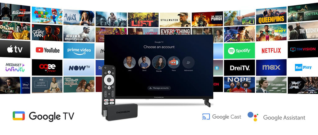 Thomson 4K Streaming Stick 140UK – Google TV
