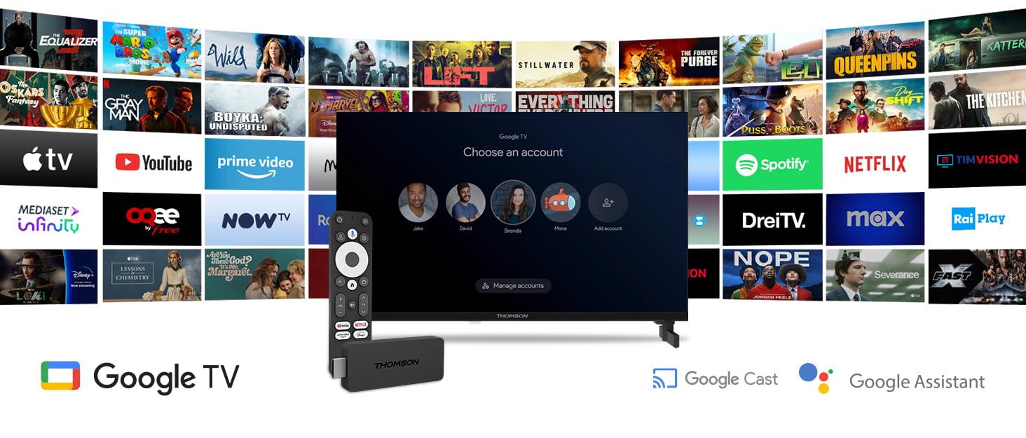 Thomson 4K Streaming Stick 140UK – Google TV