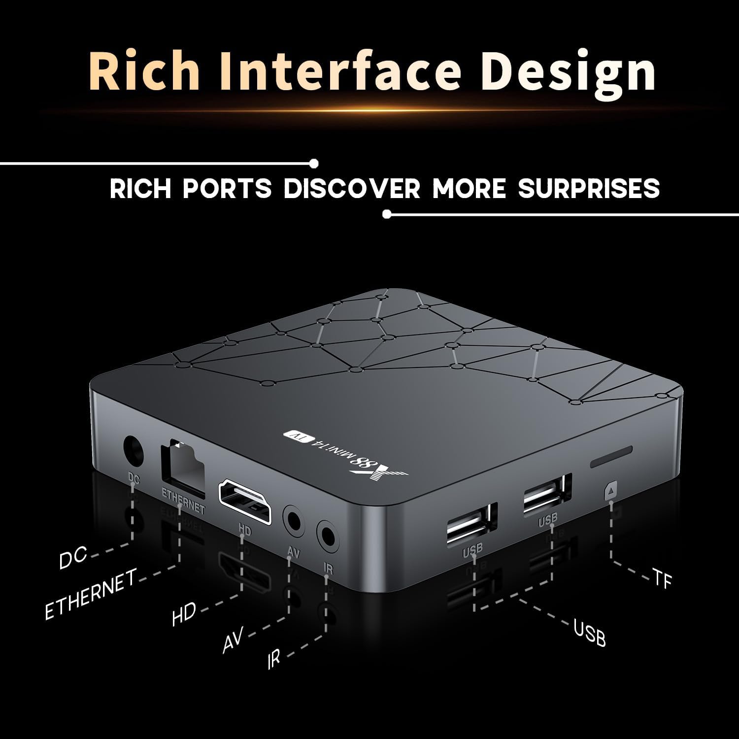 Dulmssxy X14 Mini 8K TV Box – Android 14