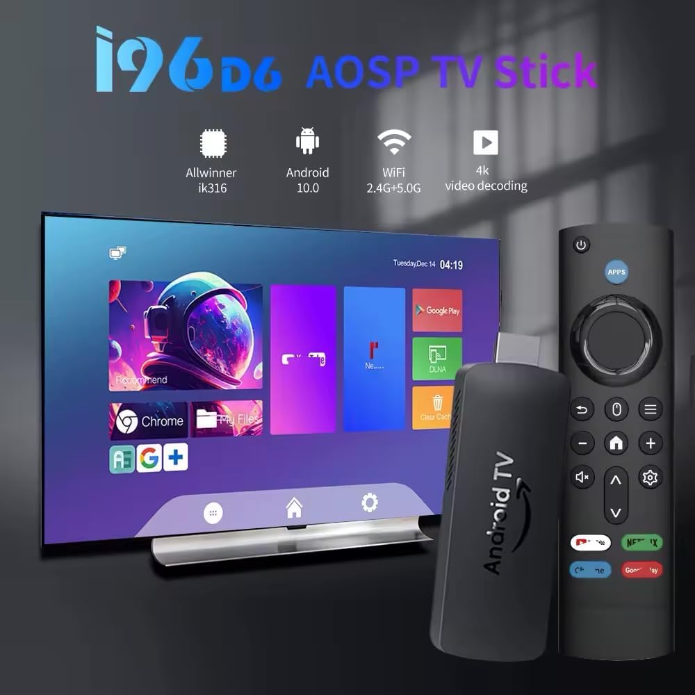 I96 D6 TV Stick – Android 10.0