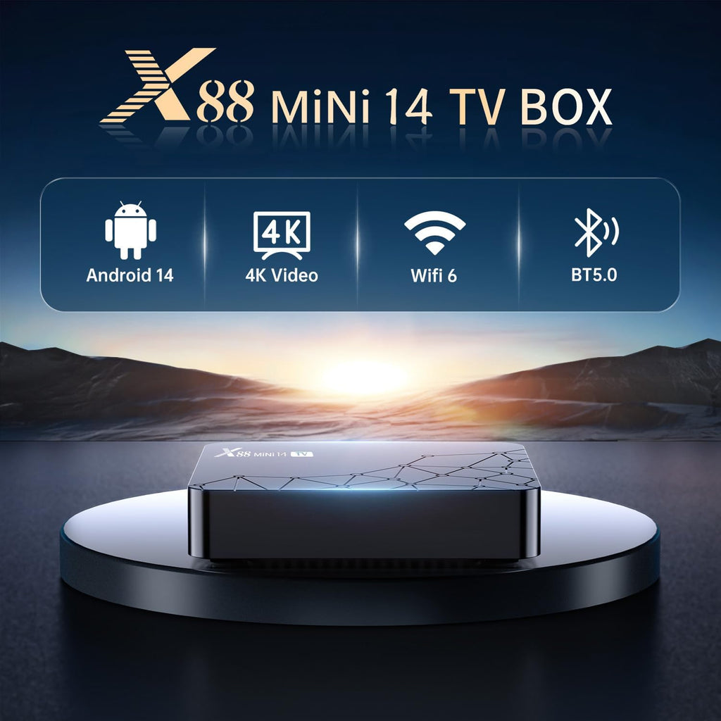 Sidiwen 4K TV Box – Android 14