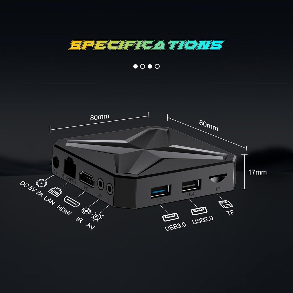 Dulmssxy Q1 Mini+ TV Box - Android 14