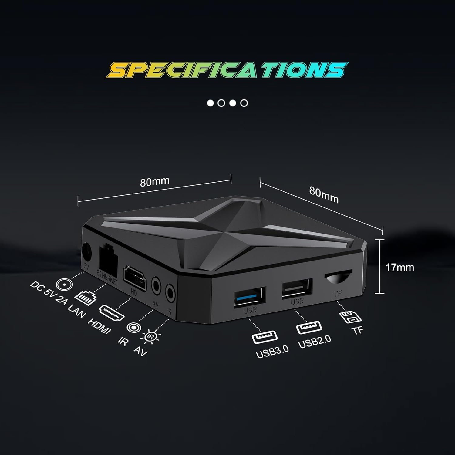 Dulmssxy Q1 Mini+ TV Box - Android 14