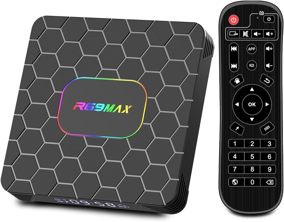 Dulmssxy R69MAX 8K TV Box – Android 14