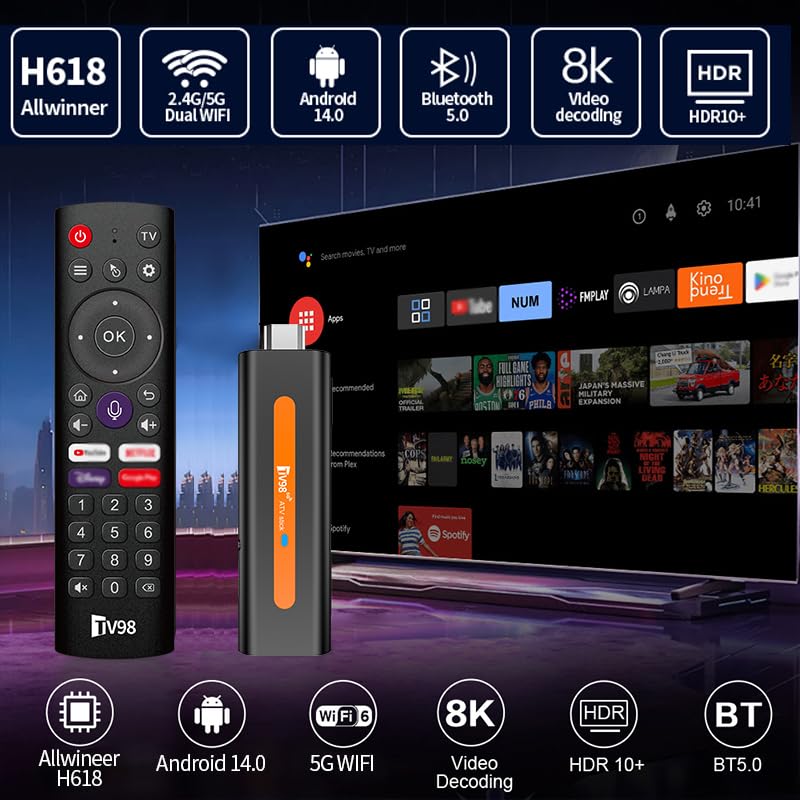 Szseynmy 4K TV Stick – Android 12.1