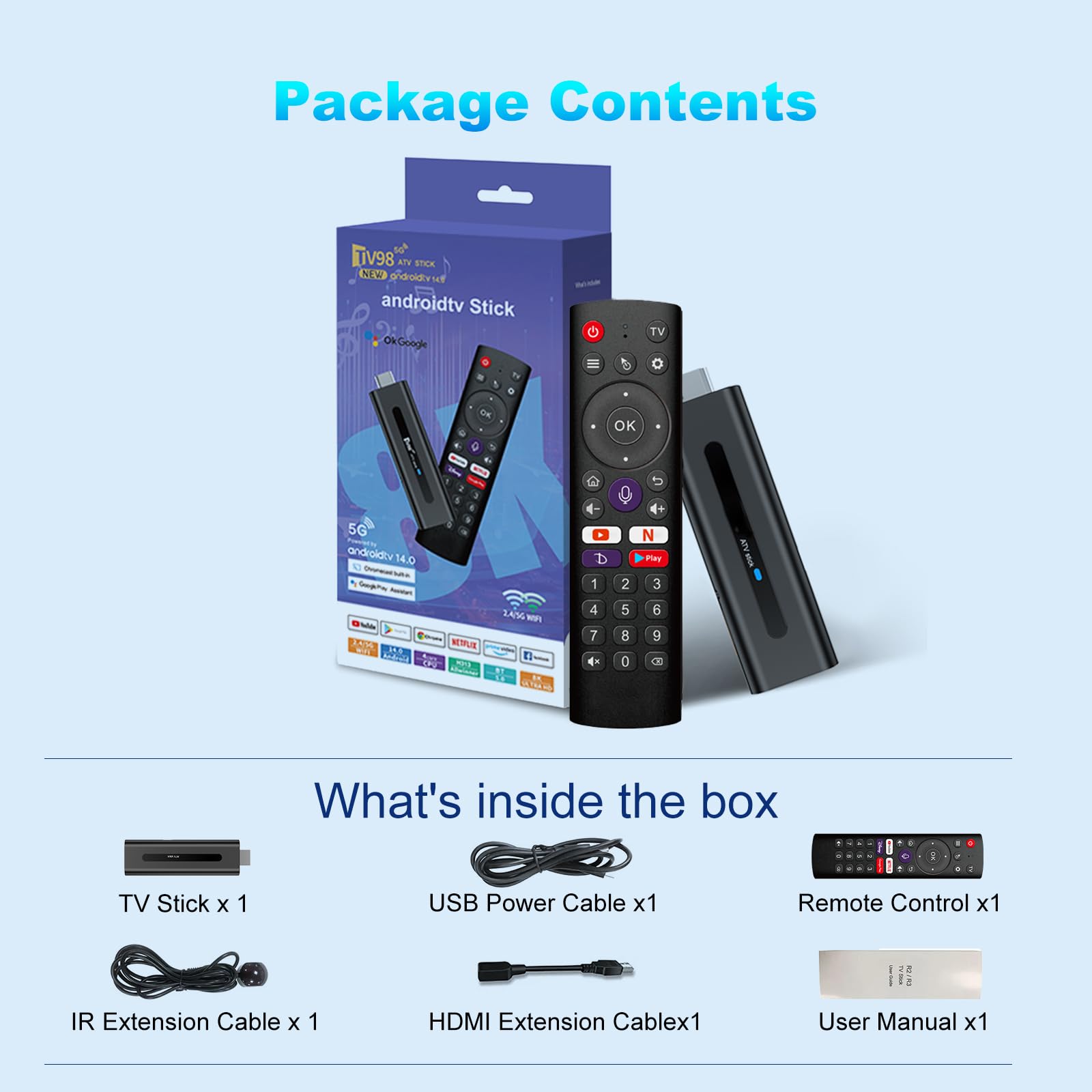 Szseynmy 4K TV Stick – Android 12.1