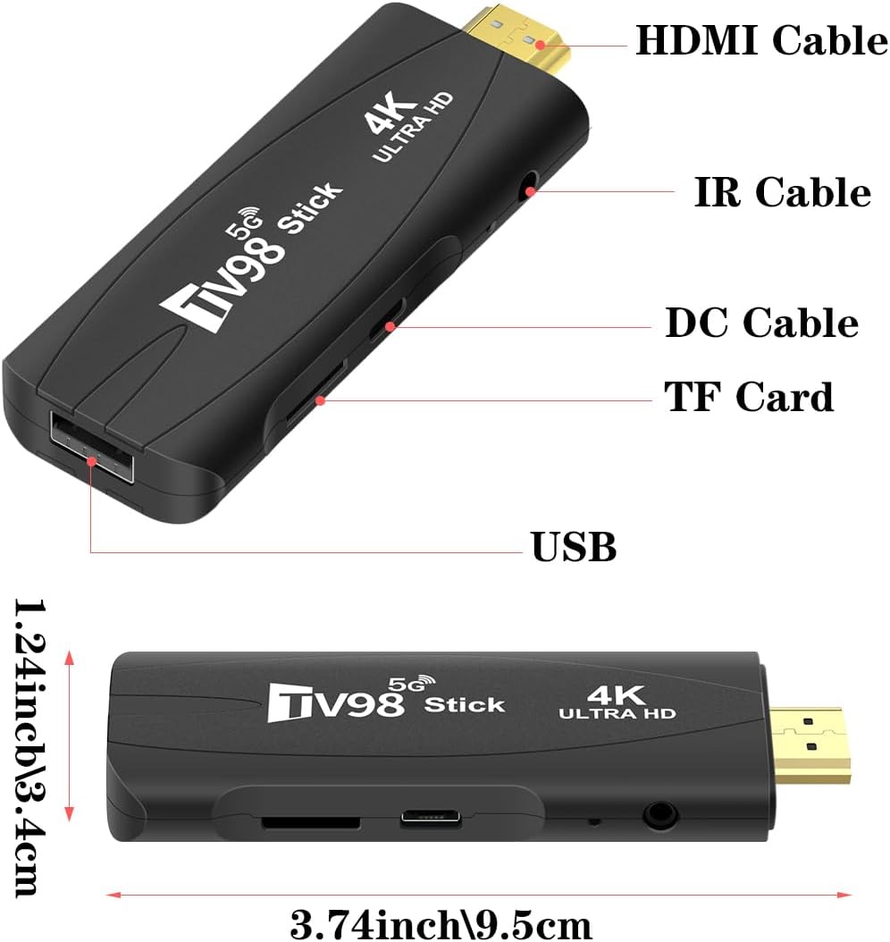 NaiTerpol  4K TV Stick – Android 12.1