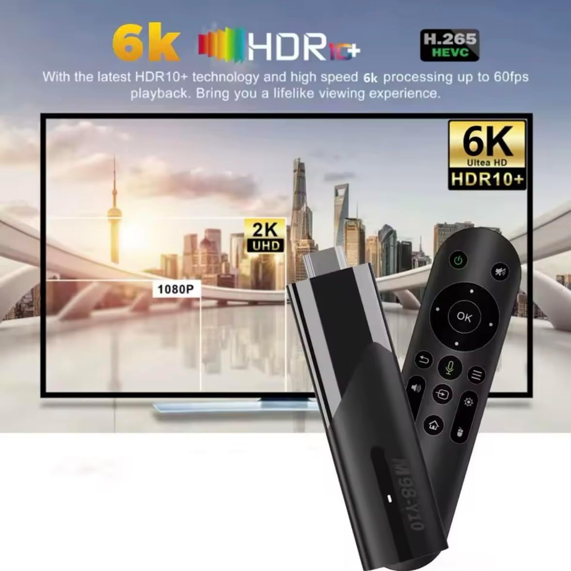 Y10 4K TV Stick - Android 13