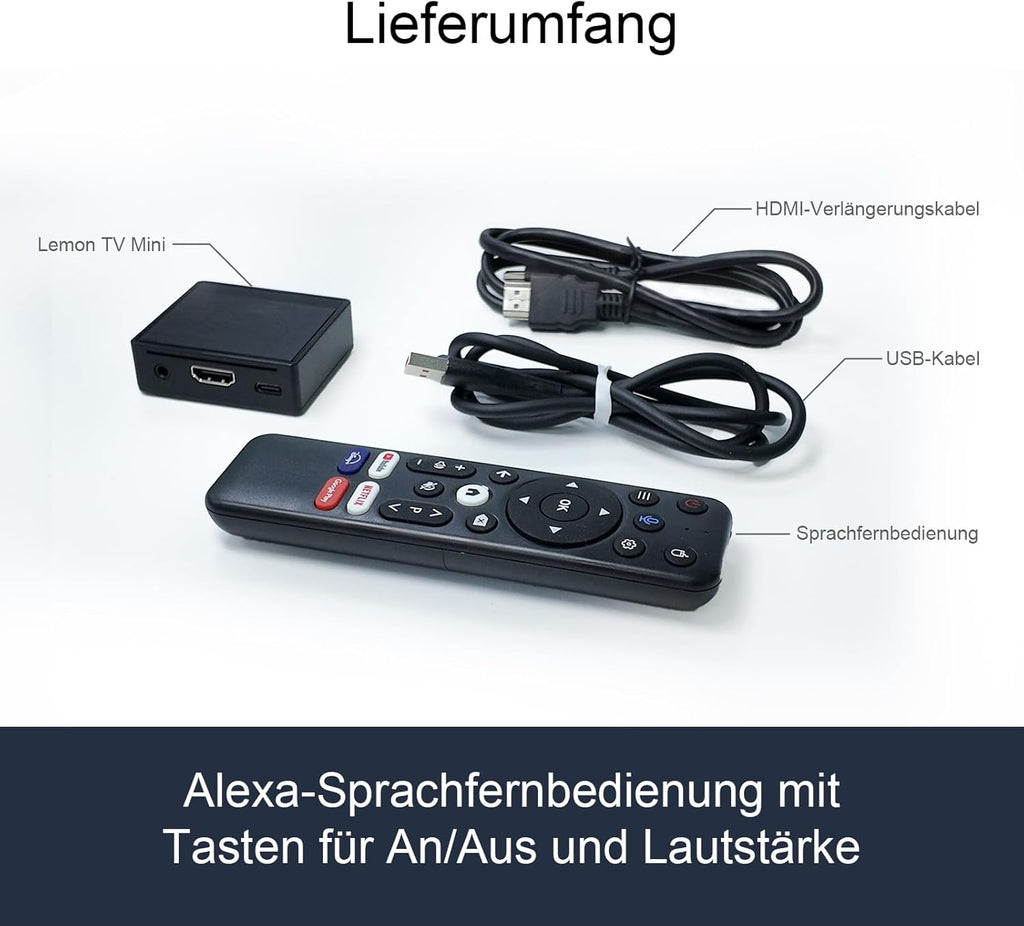 Boxput Lemon TV Mini TV Box – Android 12.0