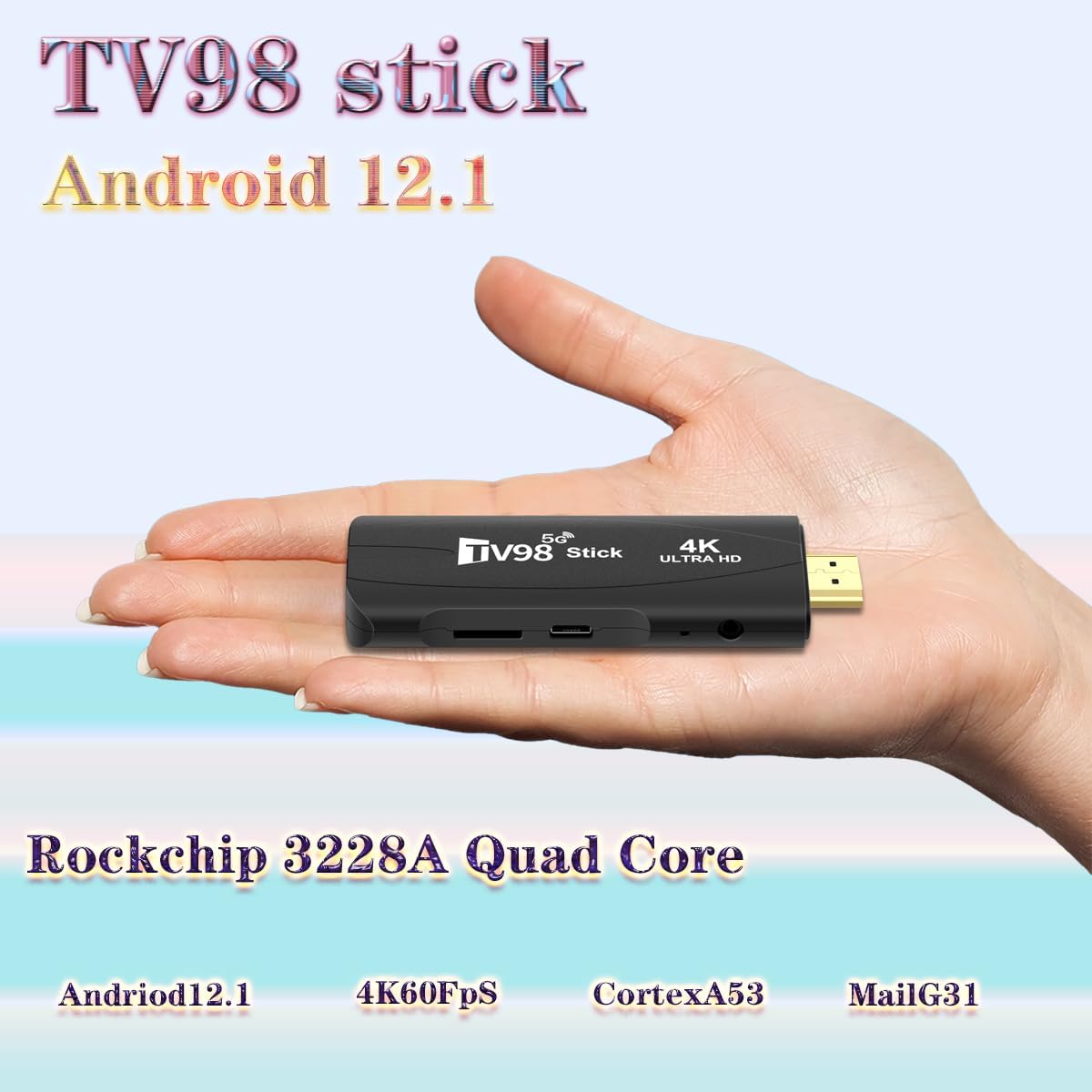 NaiTerpol  4K TV Stick – Android 12.1