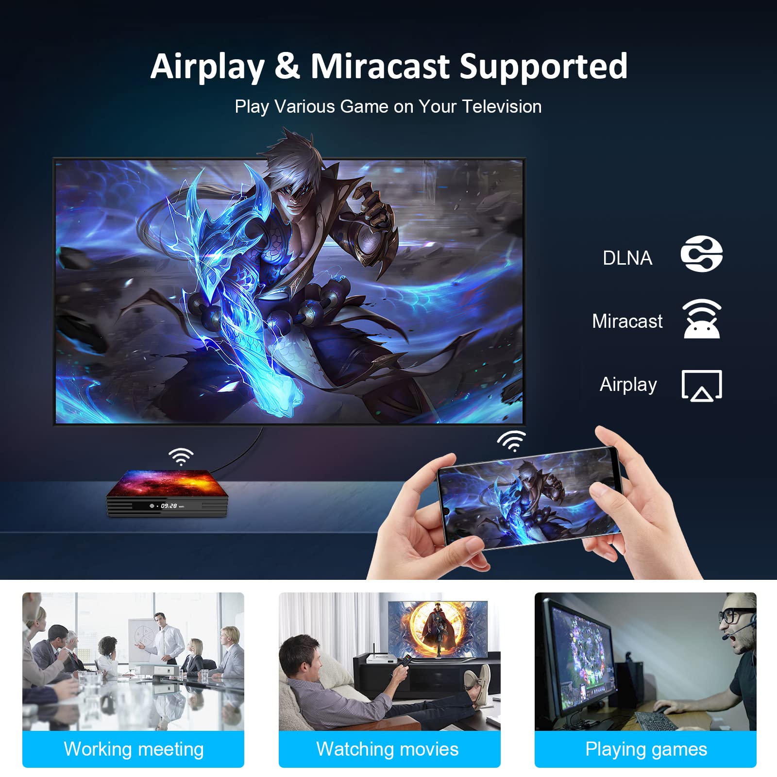 Pinstone W2 TV Box - Android 12