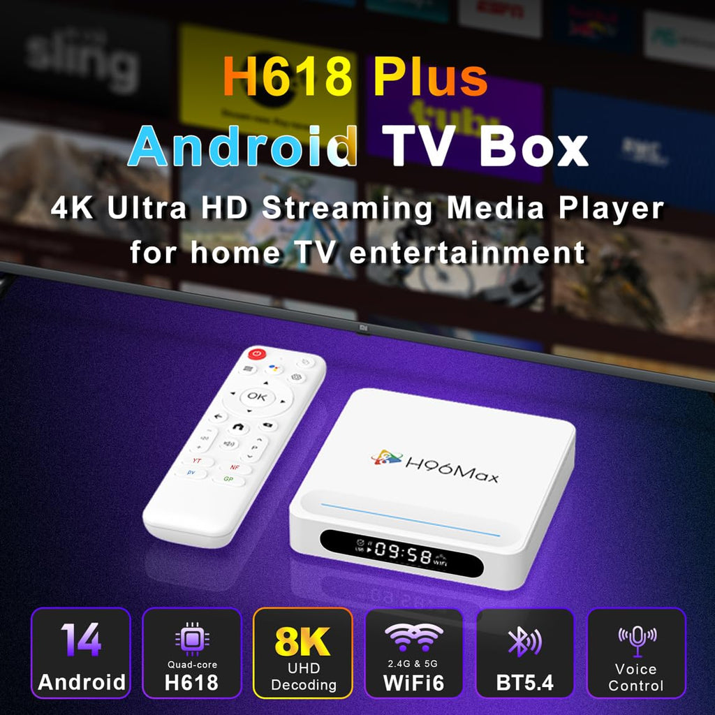 Leffot H618 Plus Android TV Box – Android 14