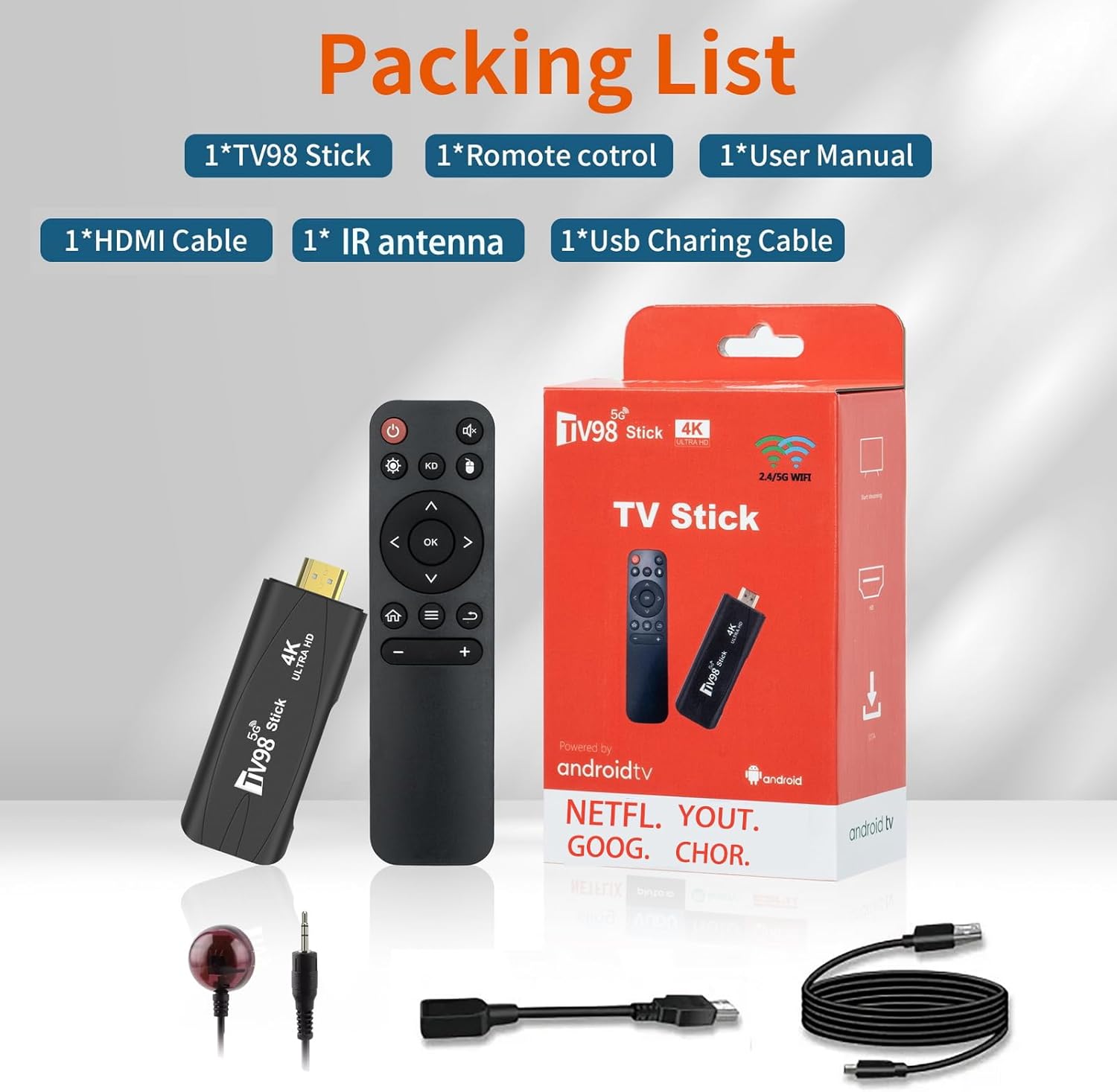 Szseynmy 4K TV Stick - Android 12