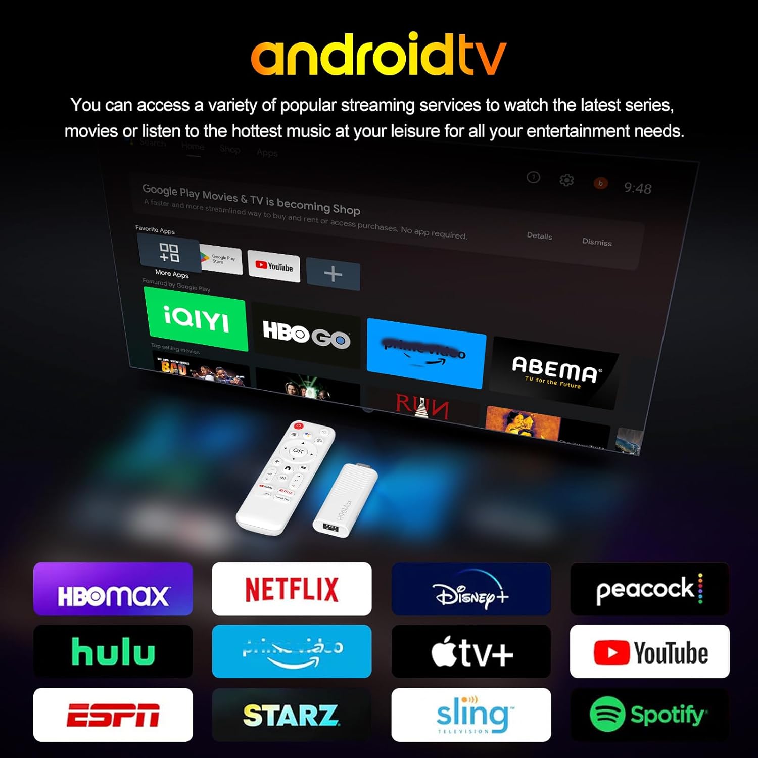 H96 Max 2025 TV Stick – Android 14