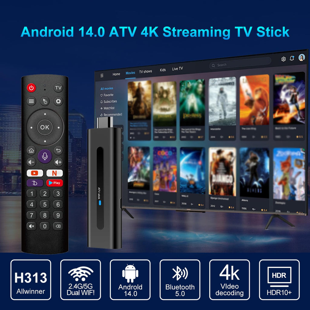 Szseynmy 4K TV Stick – Android 12.1