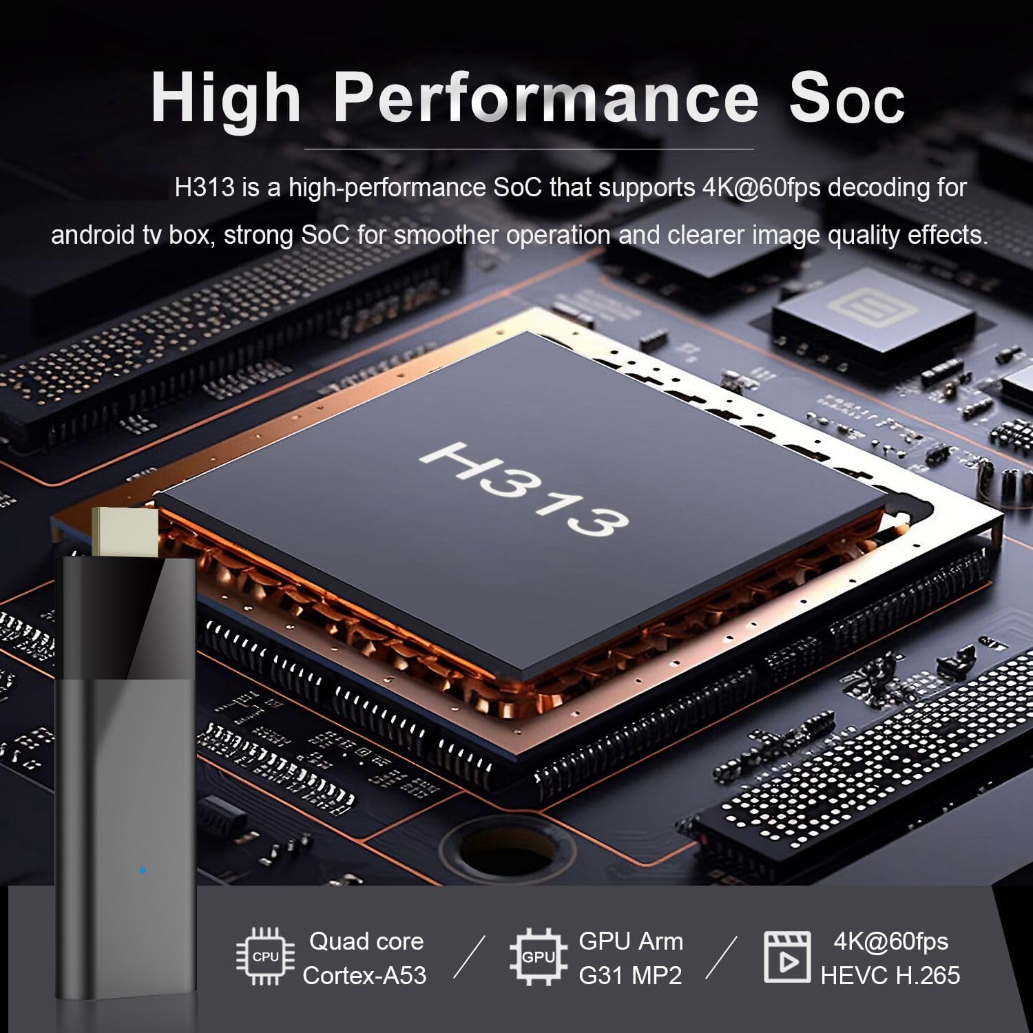 Carriere Q6 Mini TV Stick - Android 10