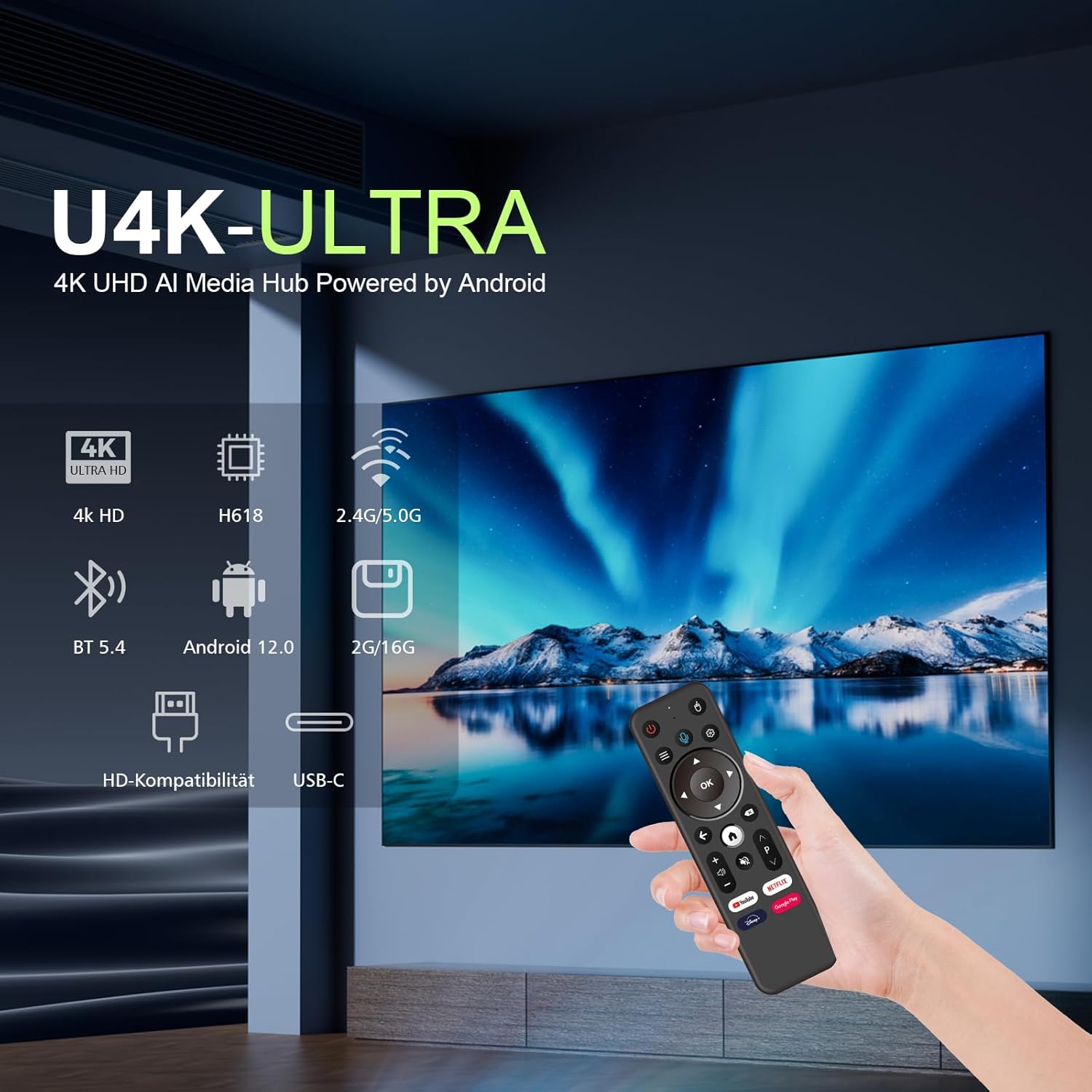 Boxput Lemon TV Mini TV Box – Android 12.0