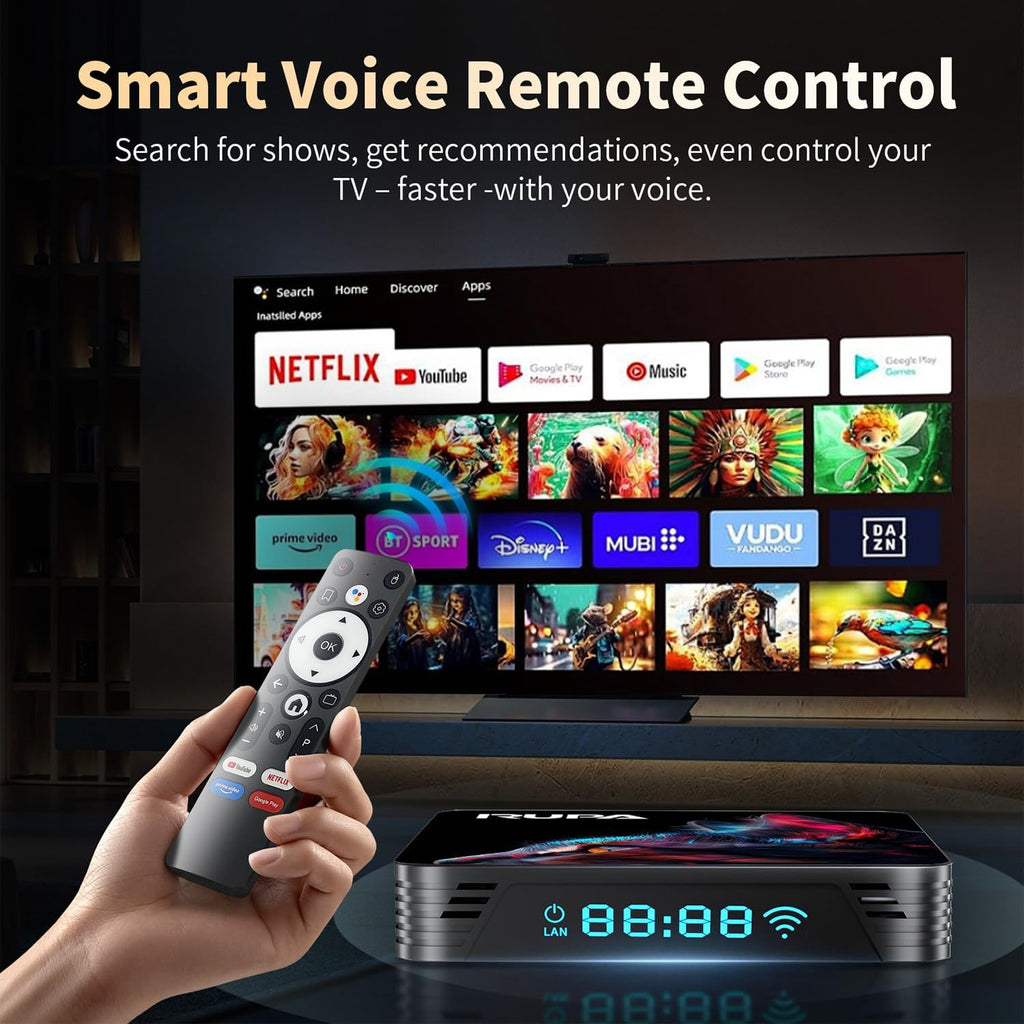 Rupa 8K TV Box – Android 14