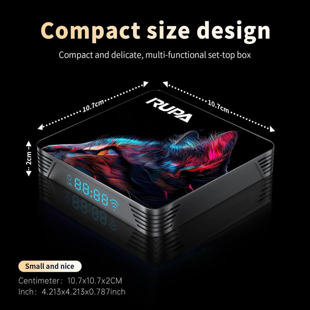 Rupa 8K TV Box – Android 14