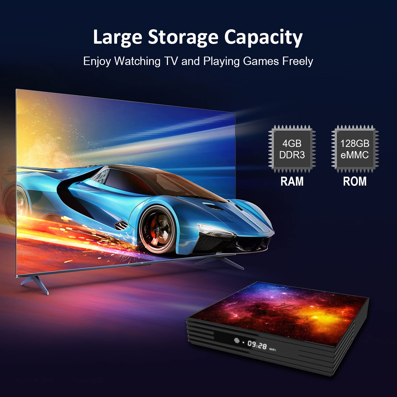 Pinstone W2 TV Box - Android 12