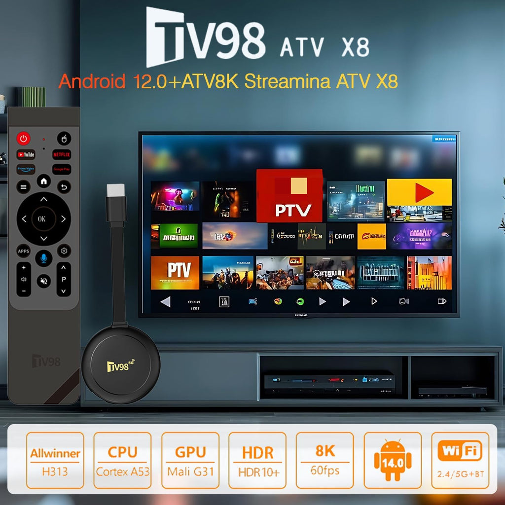 OraTrade Smart 8K TV Stick – Android 14.1