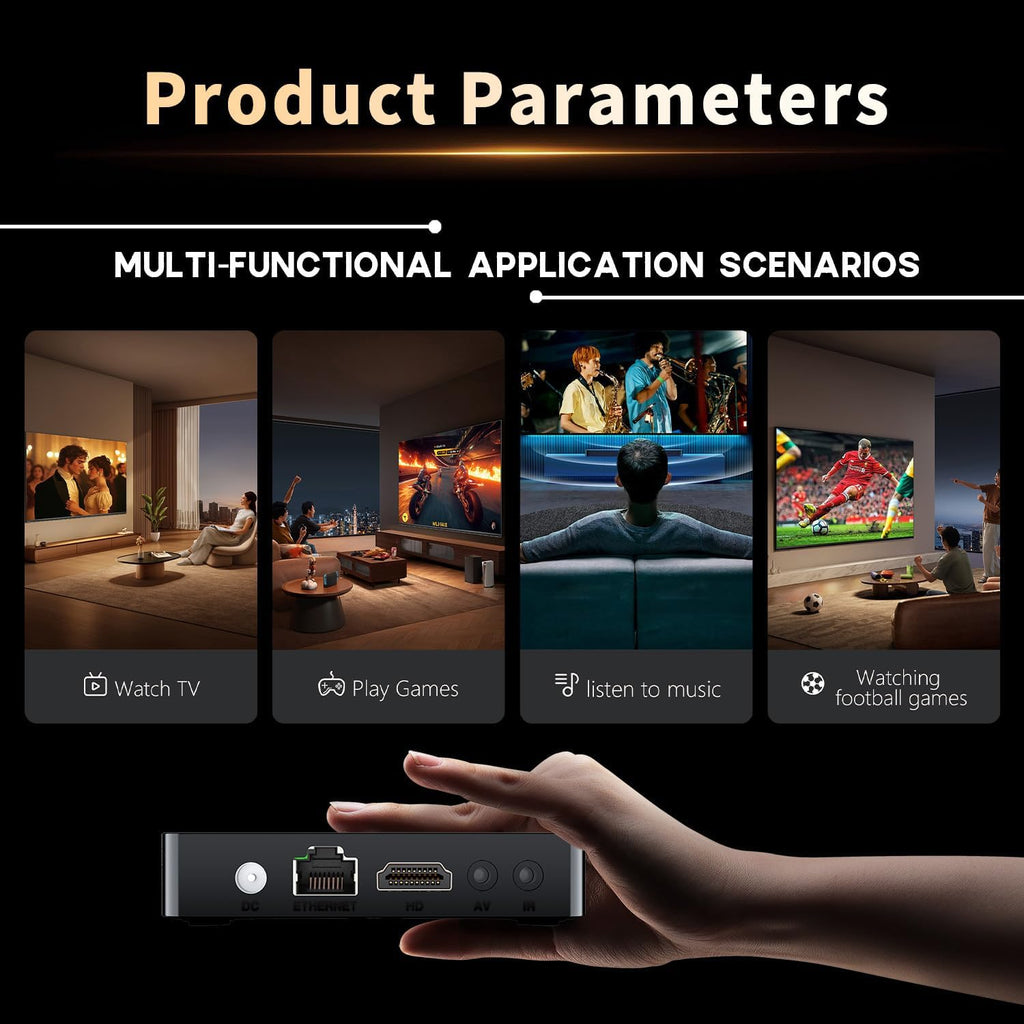 Sidiwen 4K TV Box – Android 14