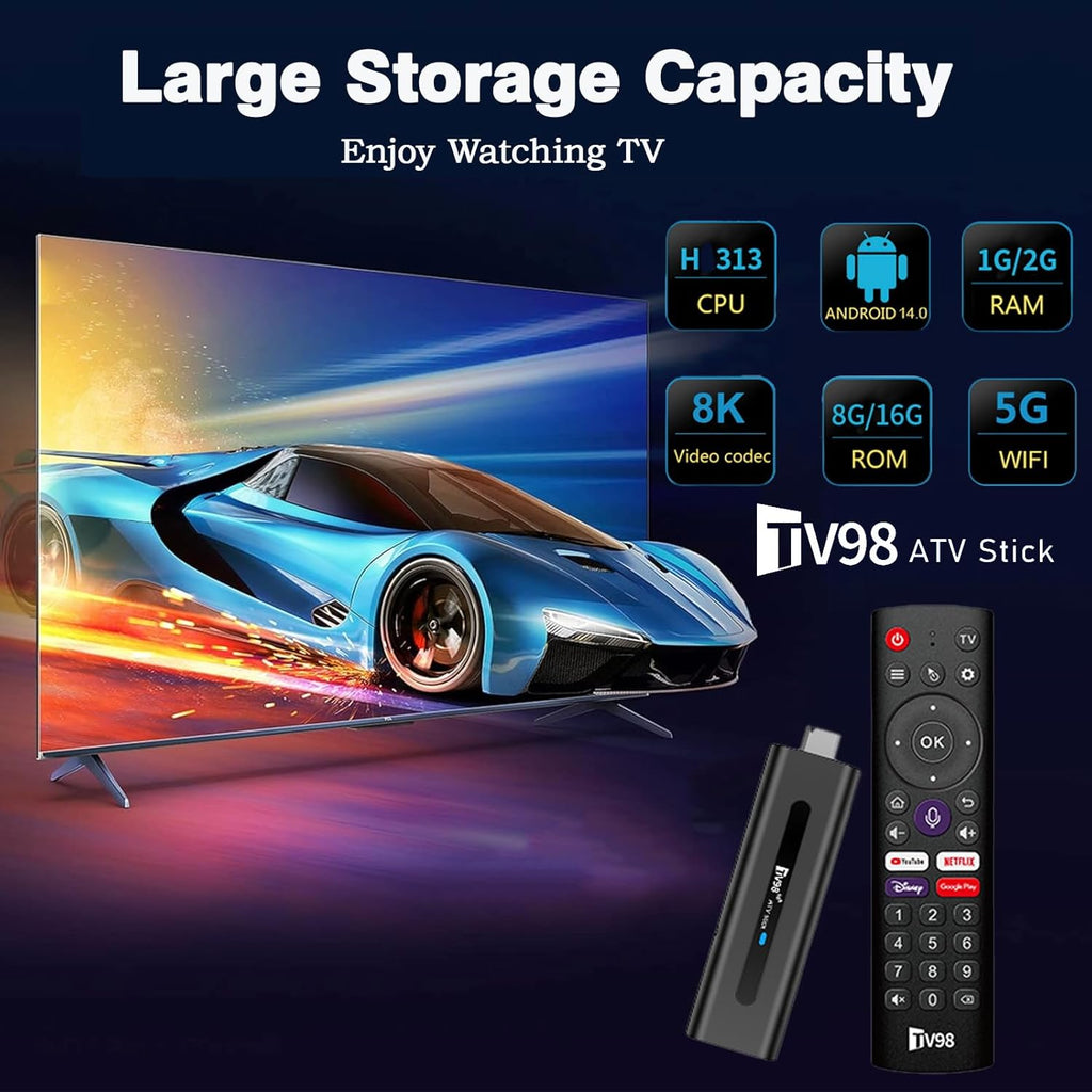 OraTrade 8K TV Stick – Android 14.1