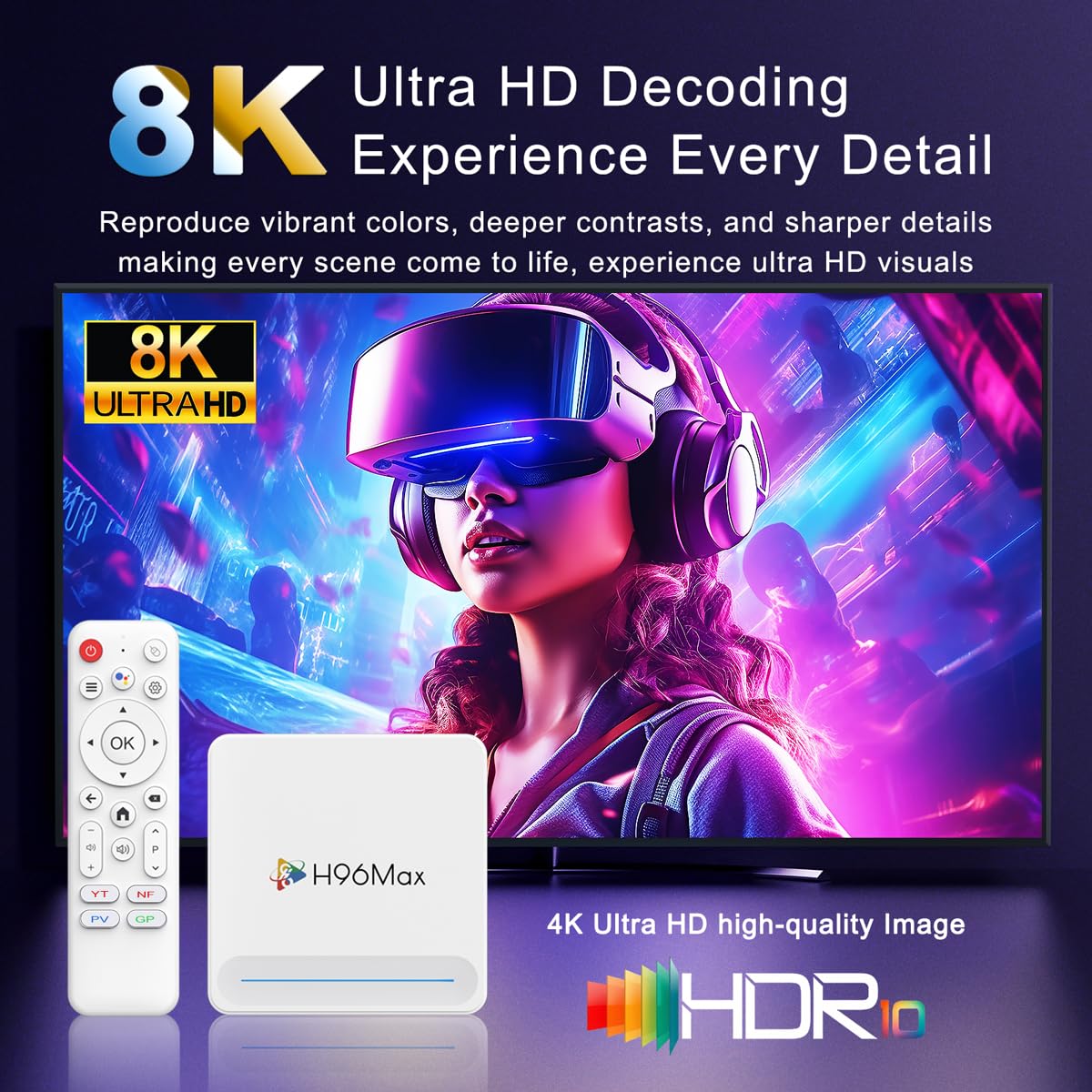 Leffot H618 Plus Android TV Box – Android 14