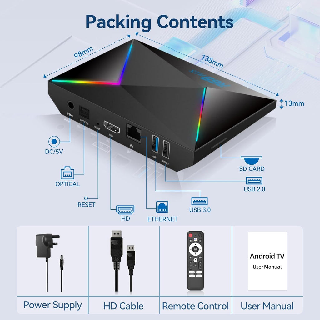 Easytone 8K TV Box – Android 14