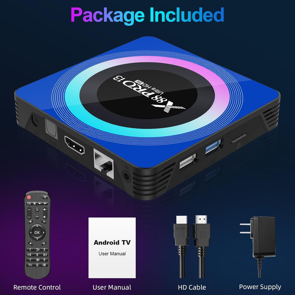 IdealRoyal X88 Pro TV Box – Android 13