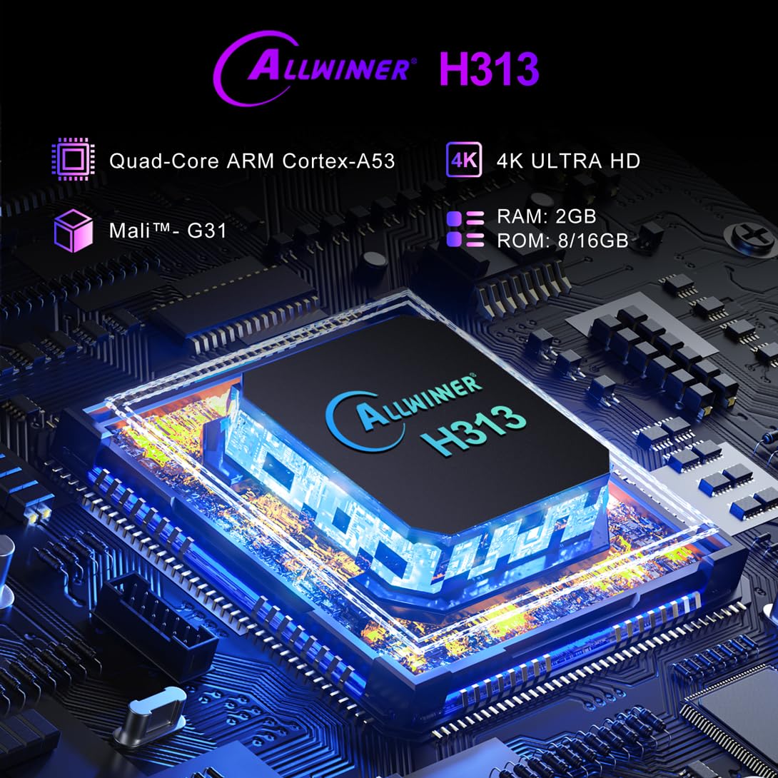 Leffot H313 4K TV Box – Android 14