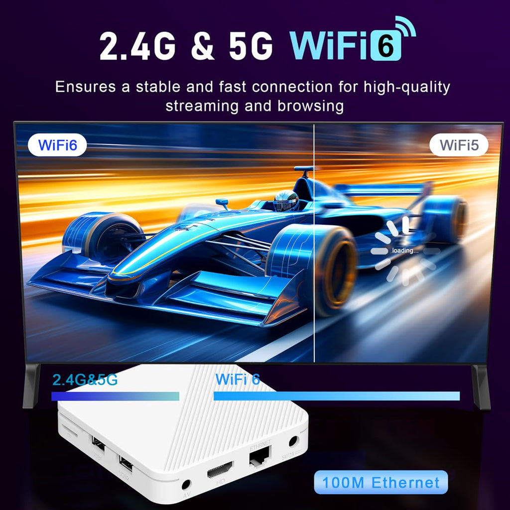 Leffot H313 4K TV Box – Android 14