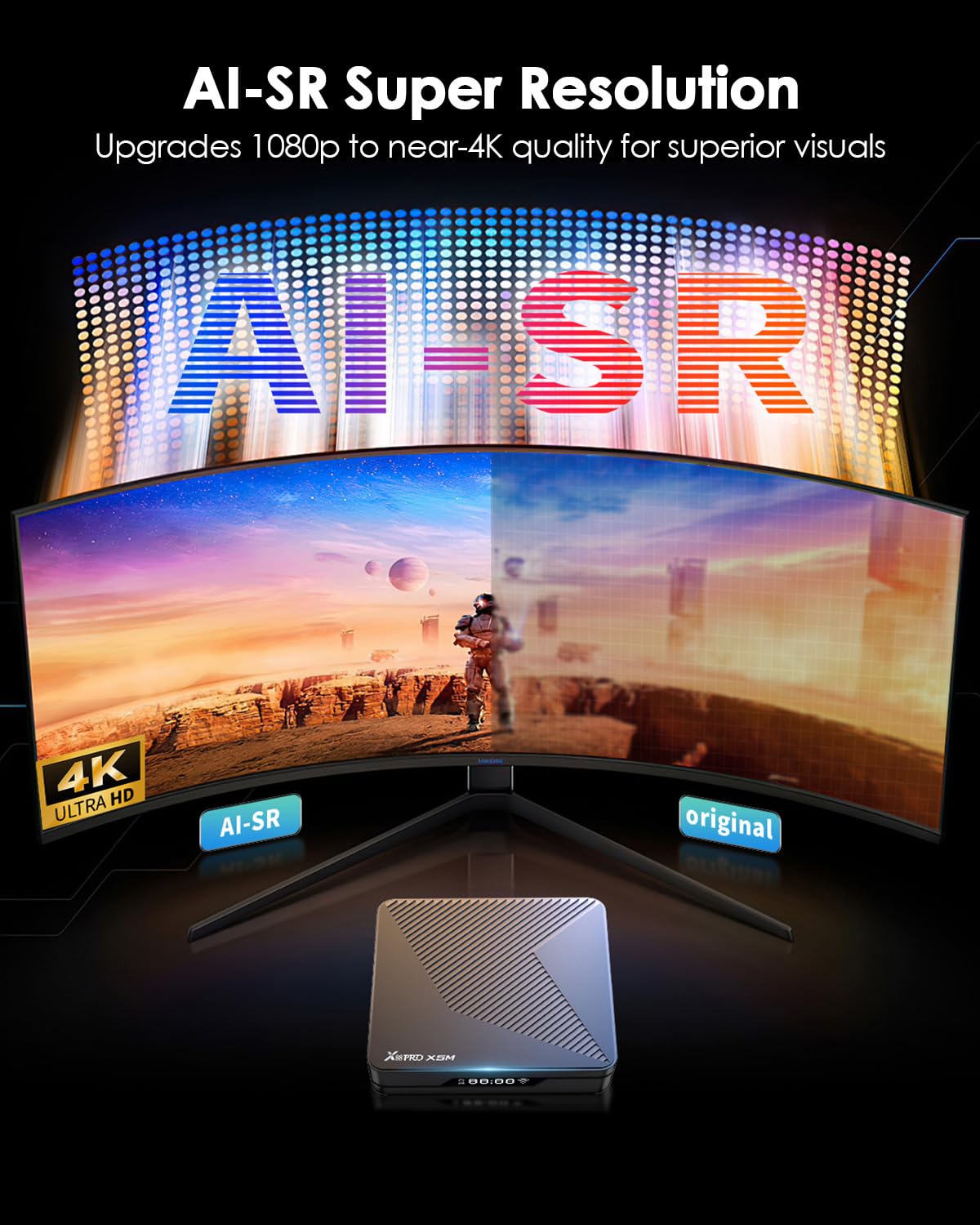 BL 4K TV Box 2025 Edition – Android 14