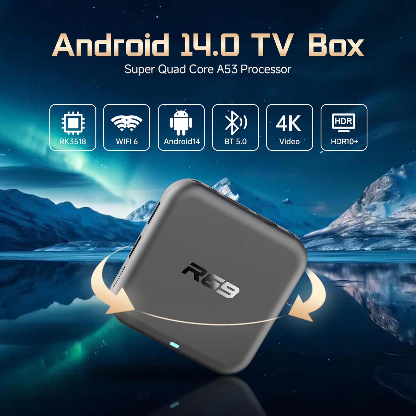 BL 4K TV Box – Android 14