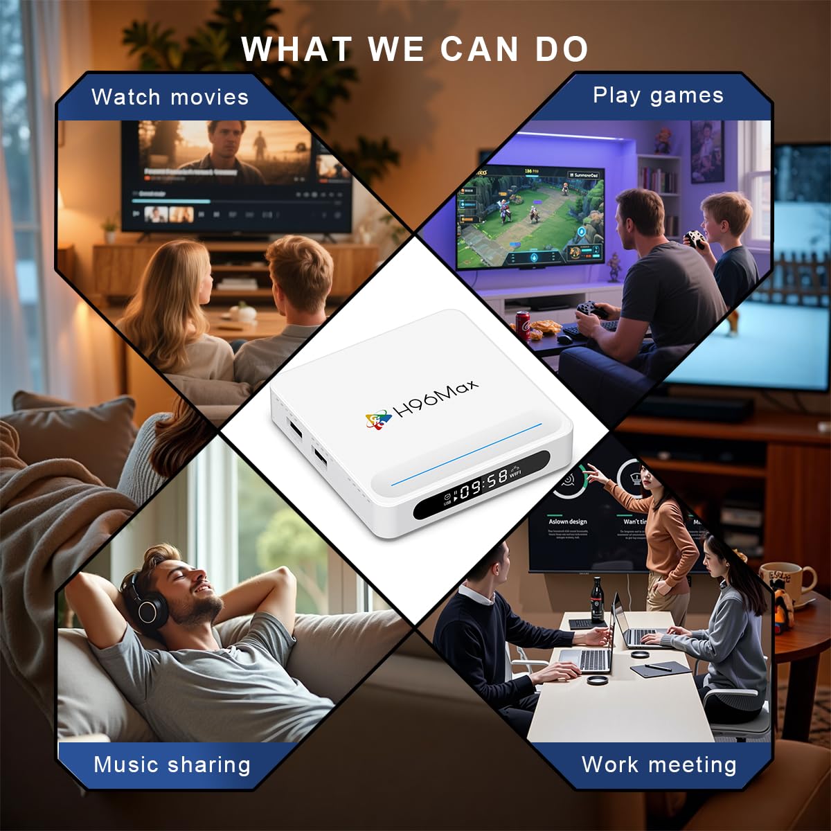 Leffot H618 Plus Android TV Box – Android 14