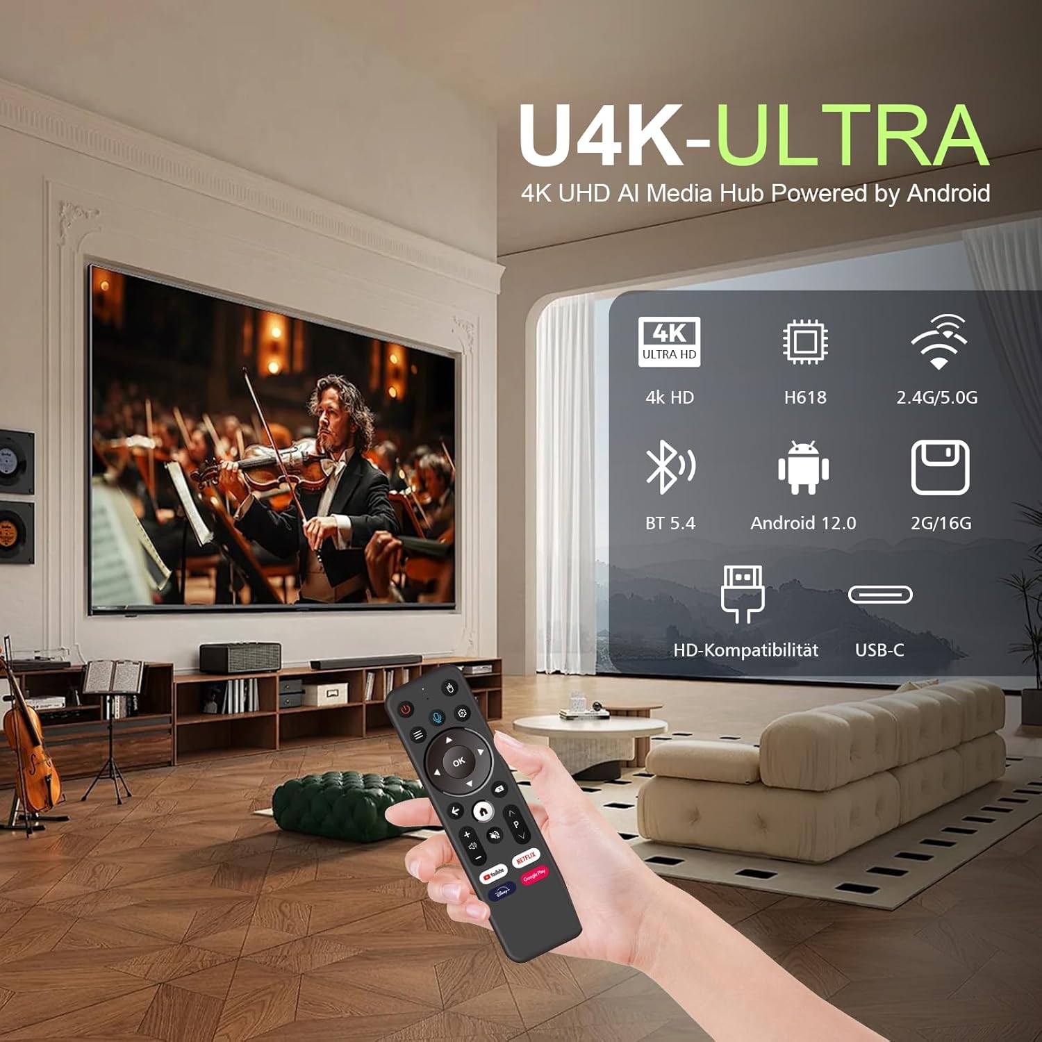 Boxput Lemon TV Mini TV Box – Android 12.0