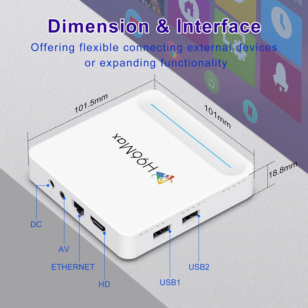 Leffot H618 Plus Android TV Box – Android 14