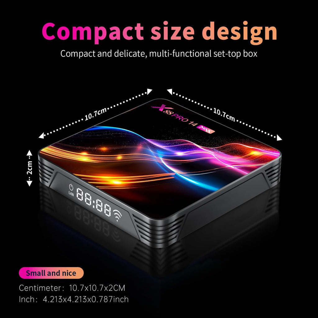 Dulmssxy X14 Max TV Box - Android 14