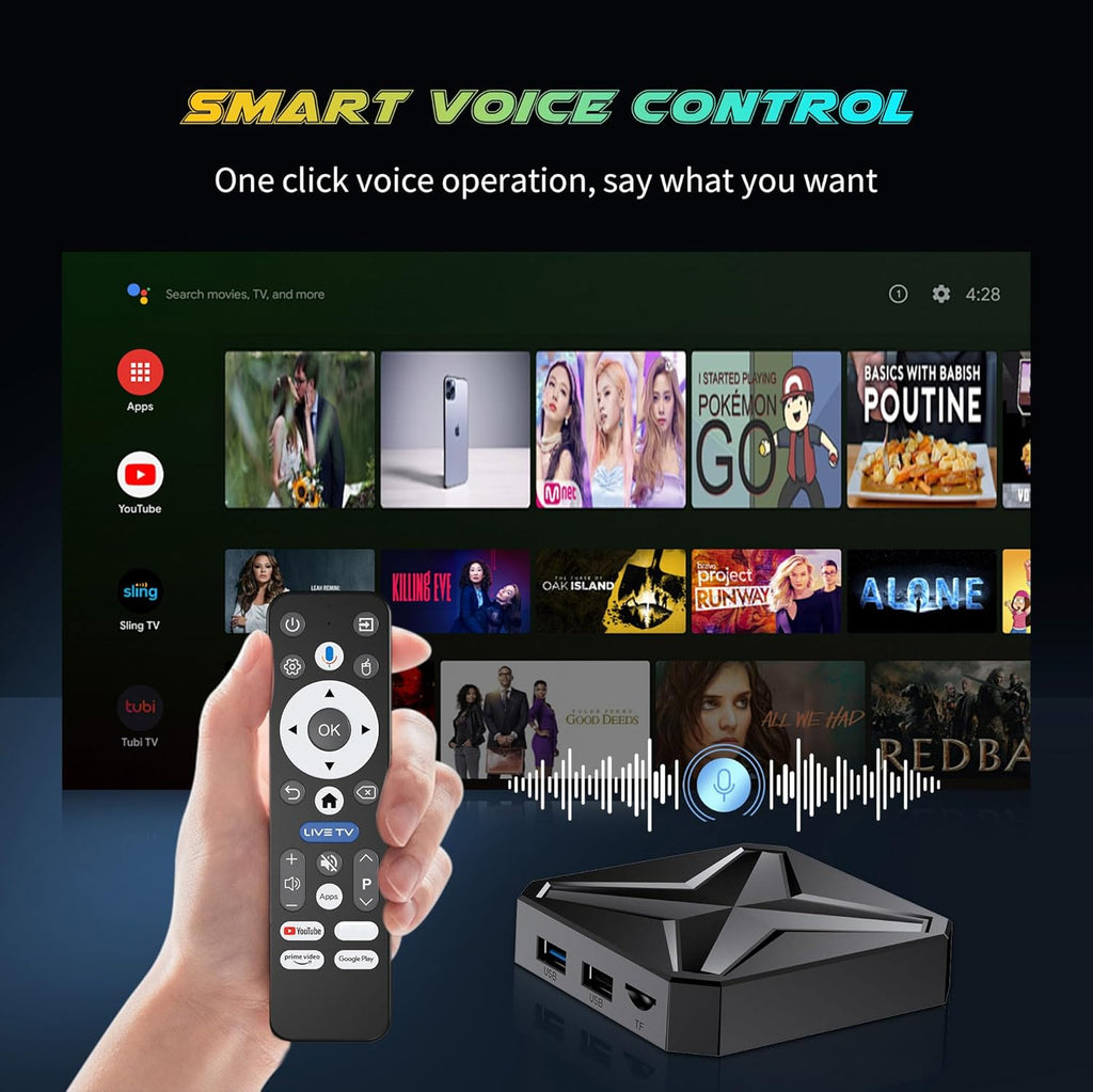 Dulmssxy Q1 Mini+ TV Box - Android 14
