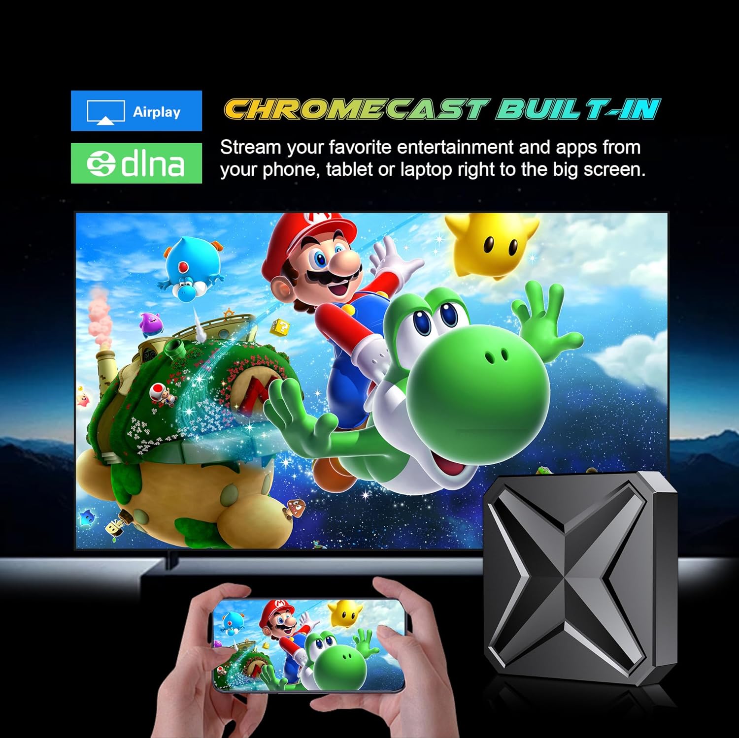 Dulmssxy Q1 Mini+ TV Box - Android 14