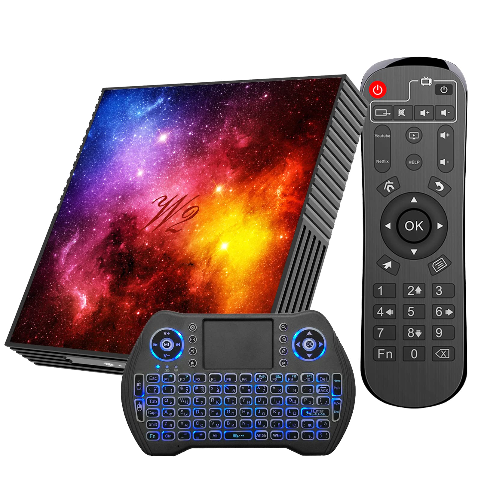 Pinstone W2 TV Box - Android 12