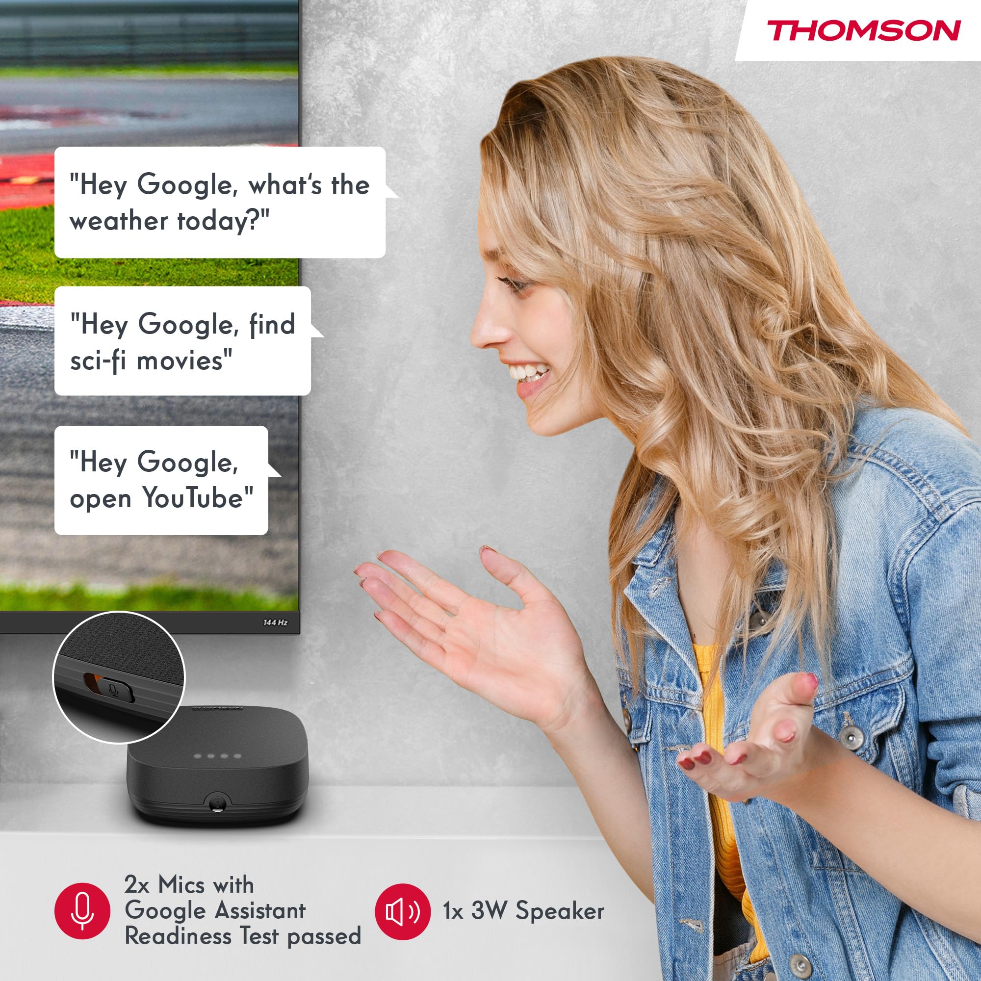 Thomson 4K Streaming Stick 140UK – Google TV