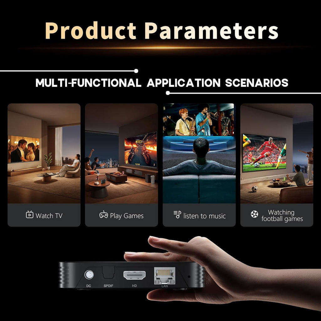 Rupa 8K TV Box – Android 14